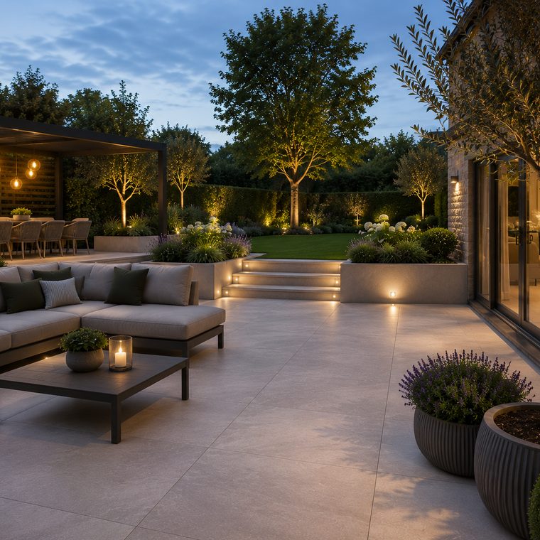 Porcelain patios in Woburn