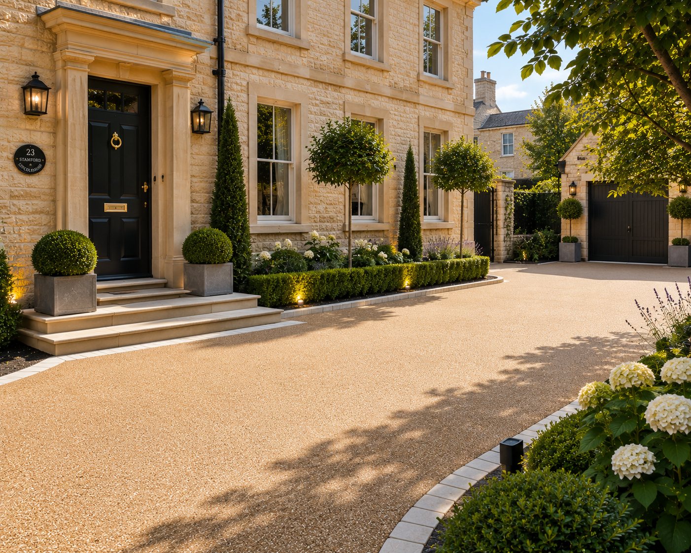 Resin bound driveways in Ampthill
