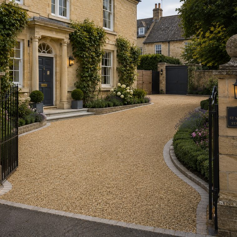 Resin bound driveways in Woburn