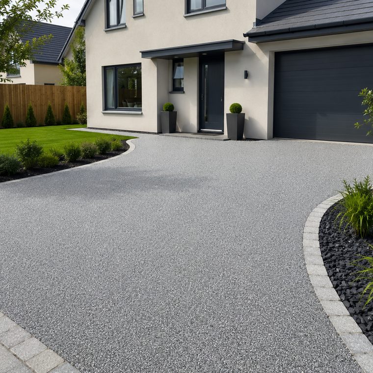Resin bound driveways in Hanslope
